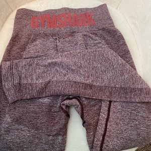 Gymshark flex leggings size small maroon